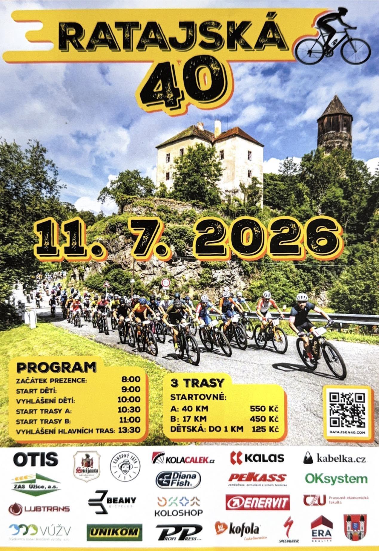 Obec Staňkovice - Cyklistický závod: RATAJSKÁ 40 (3.ročník)
