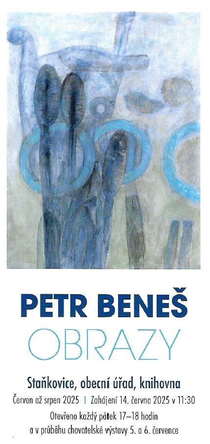 Obec Staňkovice - Výstava: Petr Beneš OBRAZY