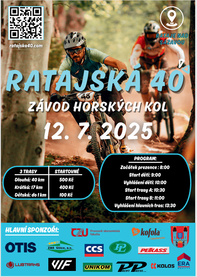 Obec Staňkovice - Ratajská 40 - závod horských kol 