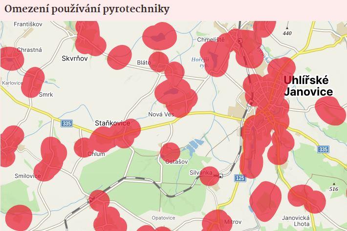 Obec Staňkovice - Omezení používání pyrotechniky
