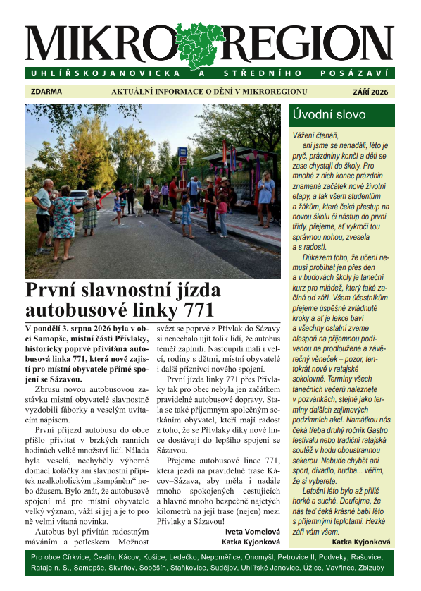 Obec Staňkovice - MIKROREGION